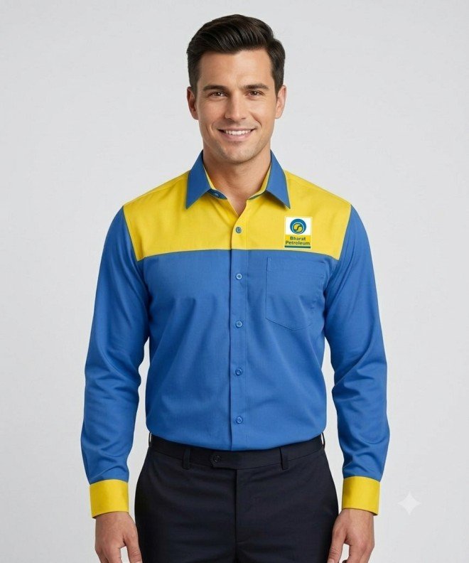 Bharat Petroleum (BPCL) Worker Polo Uniform T-Shirt